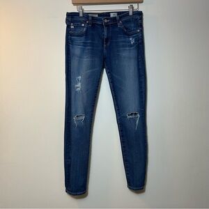 AG ADRIANO GOLDSCHMIED | The Legging Ankle Super Skinny Blue Jeans Size 30R